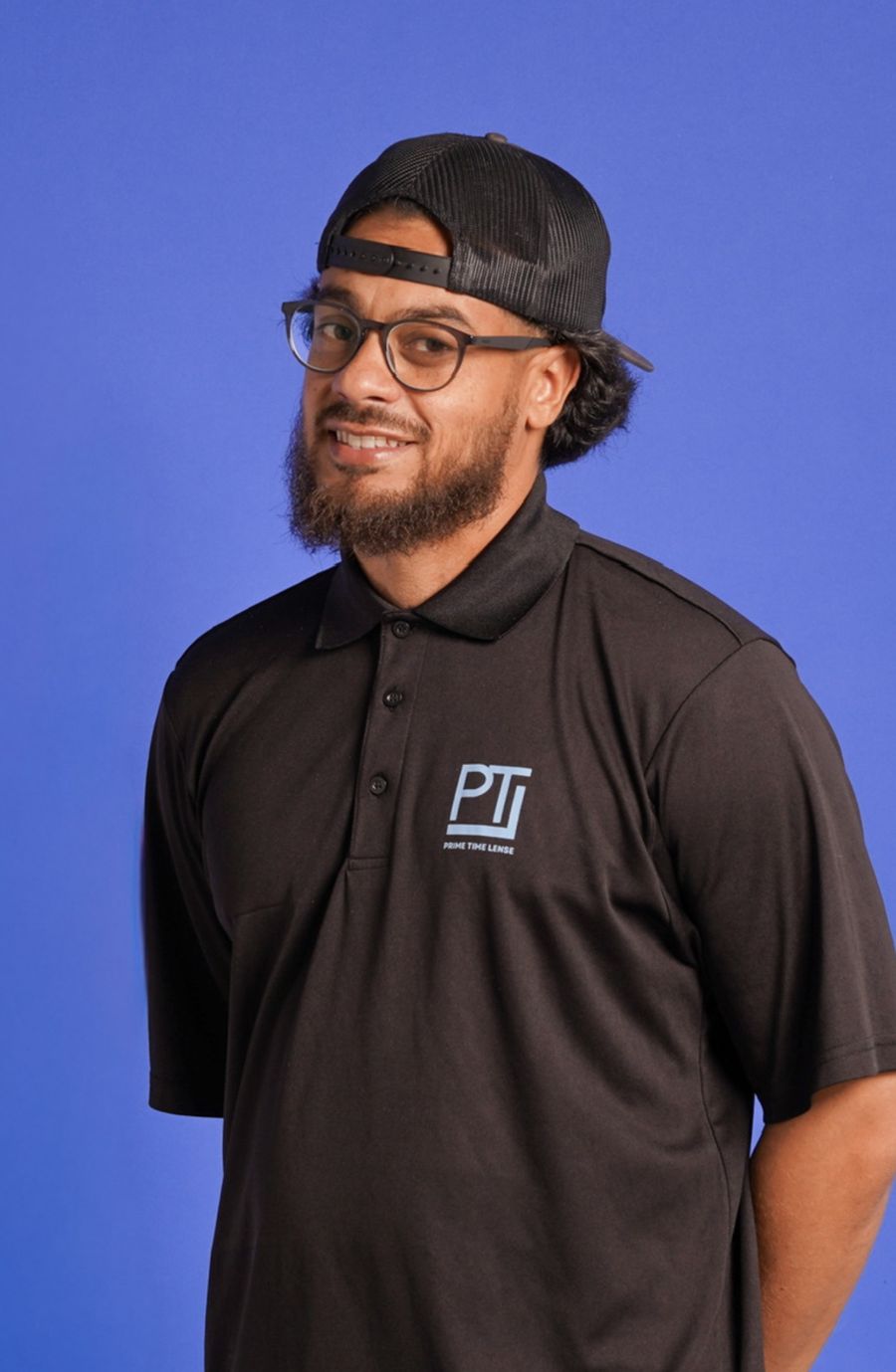 Thomas Suero in a Primetime Lense polo